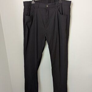 NWOT Telluride Clothing Co Men's Black Nylon Trousers, 38/32